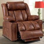 Triple Motor Large Power Lift Recliner Chair for Elderly with Heat and Massage, Lay Flat Lift Chairs for Seniors Infinite Position, Extended Footrest, USB Ports Beige - Image 4