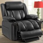 Triple Motor Large Power Lift Recliner Chair for Elderly with Heat and Massage, Lay Flat Lift Chairs for Seniors Infinite Position, Extended Footrest, USB Ports Beige - Image 2